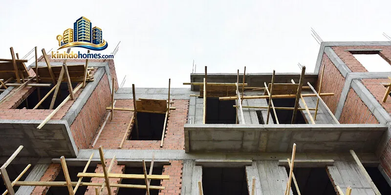 giá xây thô nhà 2 tầng