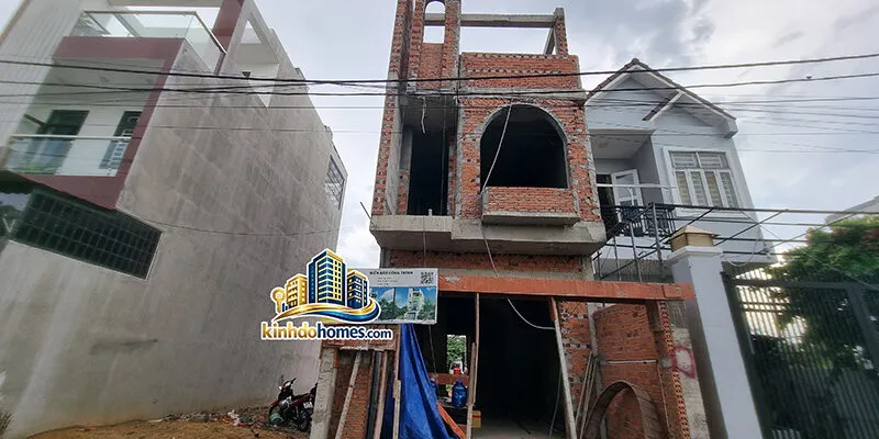 giá xây thô nhà 2 tầng