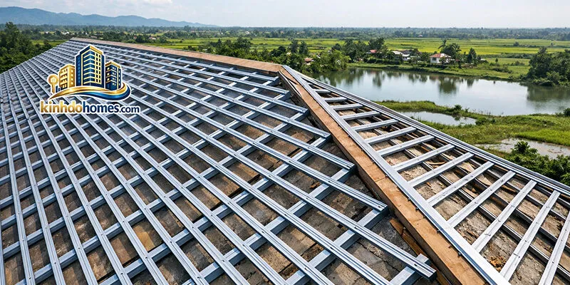 Lưu ý khi đổ mái nhà