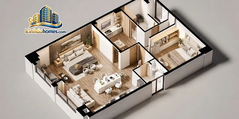 Nhà cấp 4 1 phòng ngủ