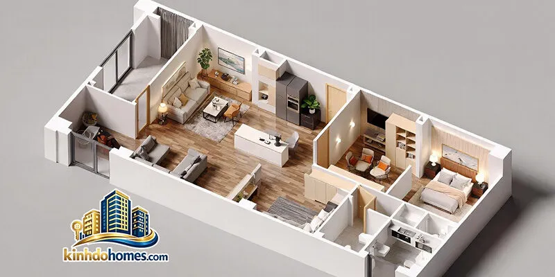 Nhà cấp 4 1 phòng ngủ