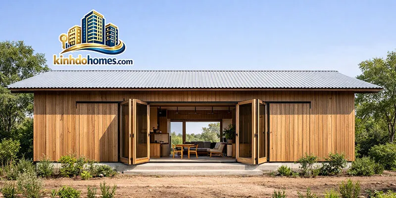 nhà tiền chế nông thôn