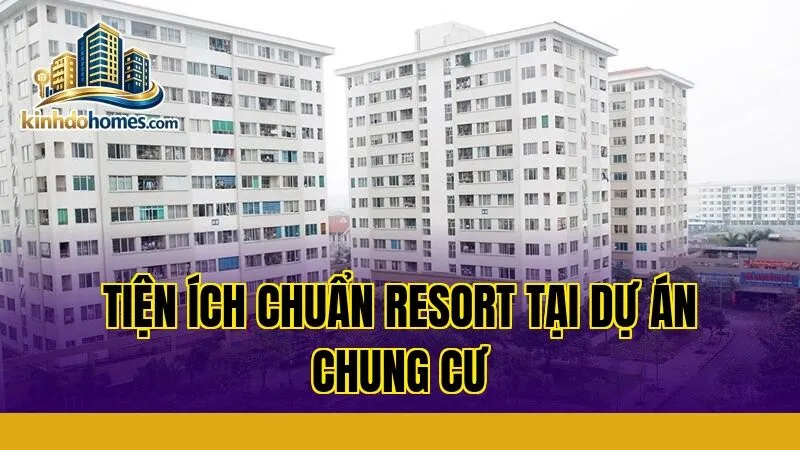 tiện ích chuẩn resort tại dự án chung cư