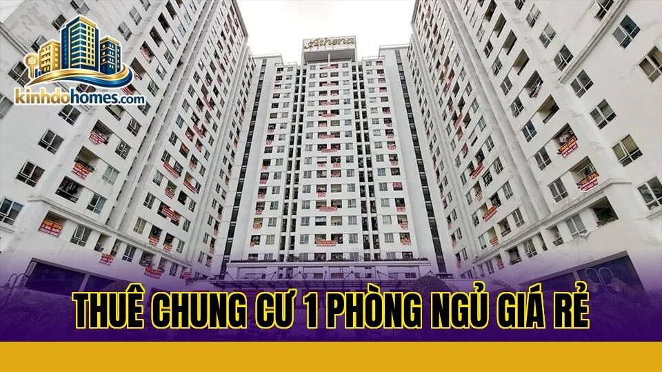 Thuê chung cư 1 phòng ngủ giá rẻ