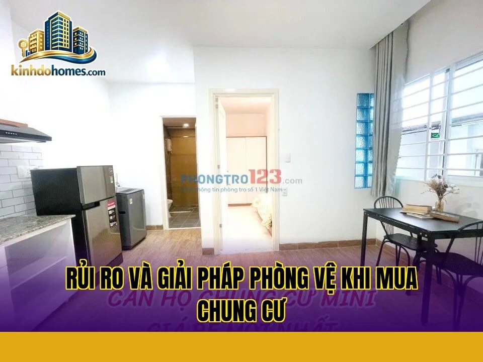 rủi ro và giải pháp phòng vệ khi mua chung cư