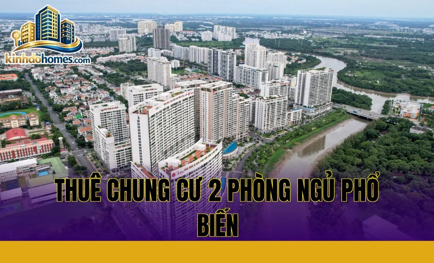 Thuê chung cư 2 phòng ngủ phổ biến