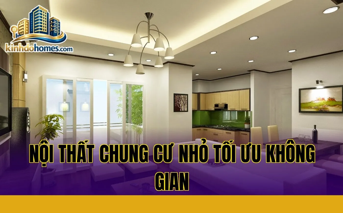 Nội thất chung cư nhỏ tối ưu không gian