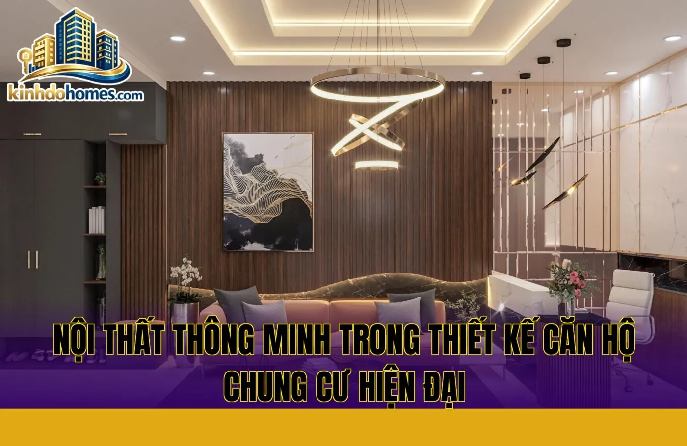 nội thất thông minh trong thiết kế căn hộ chung cư hiện đại