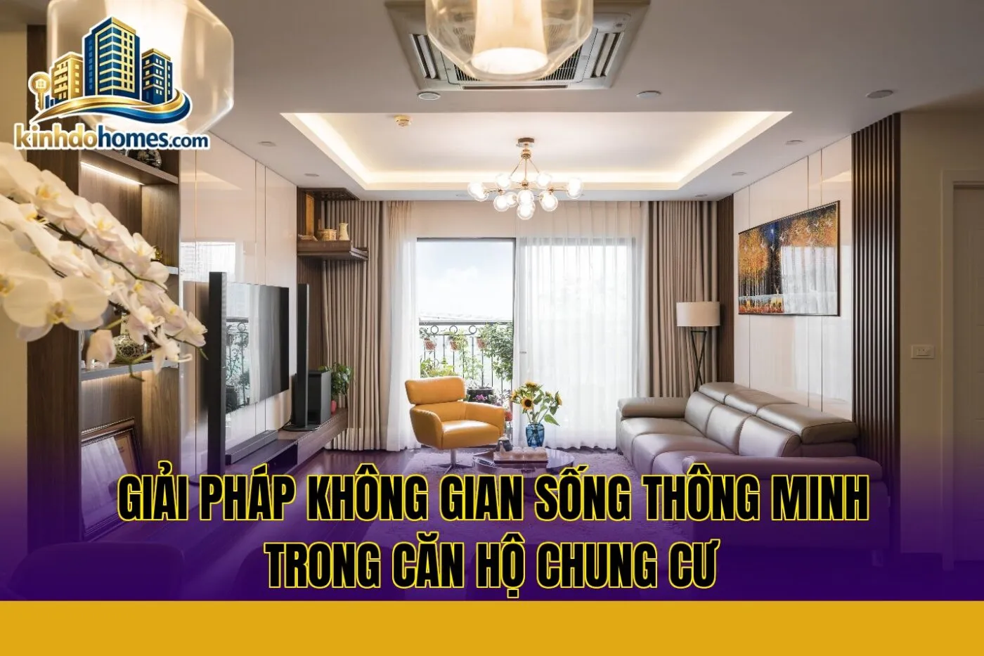 giải pháp không gian sống thông minh trong căn hộ chung cư