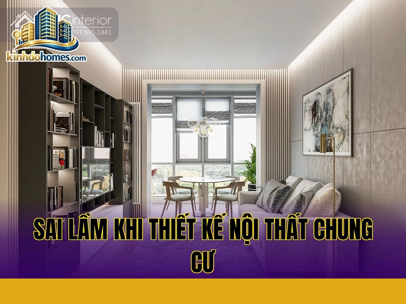 Sai lầm khi thiết kế nội thất chung cư