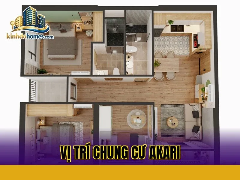 vị trí chung cư akari
