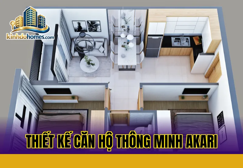 thiết kế căn hộ thông minh akari